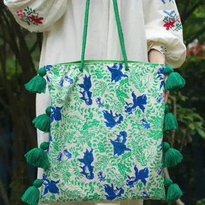 Retro Tassel Canvas Bag